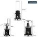 Кухонний комбайн KUMTEL HFP-02 Inox&Black HFP-02 Inox/Black фото 4