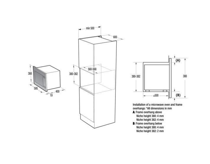 Мікрохвильова піч Gorenje BM251M2BG (вбудована) BM251M2BG фото