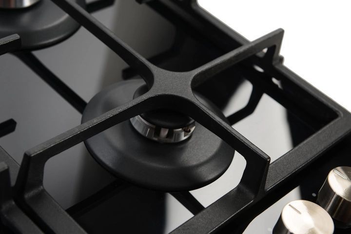Варильна поверхня Whirlpool GOS6415/NB/1 (газова, вбудована, 4 конфорки, чавун, чорна) GOS 6415/NB1 фото