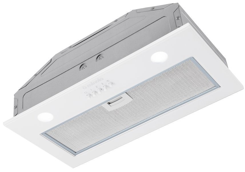 Витяжка Minola HBI 52621 WH GLASS 700 LED (повновбудована, 53 см, 700 м&sup3;/год, біла) HBI 52621WH фото