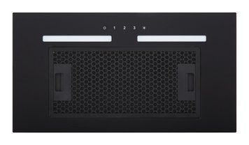 Витяжка INTERLINE SWAY BL A/60 GL/S (повновбудована, 55 см, 1000 м&sup3;/год, чорна) SWAY BL A/60 GL/S фото
