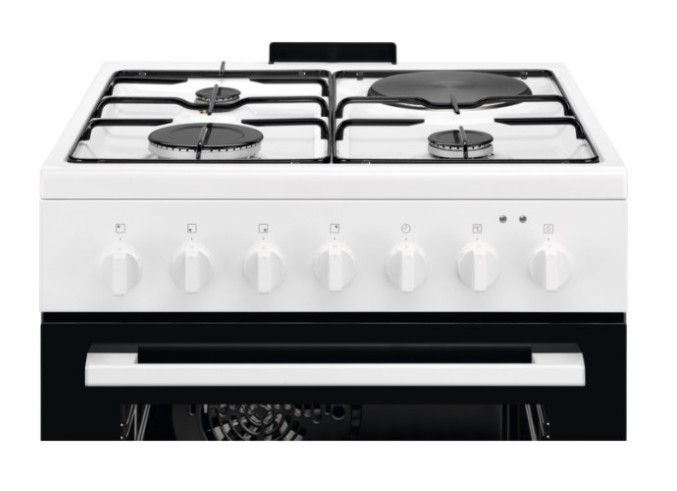 Плита комбінована Electrolux LKM624022W (60 см,3+1) LKM624022W фото