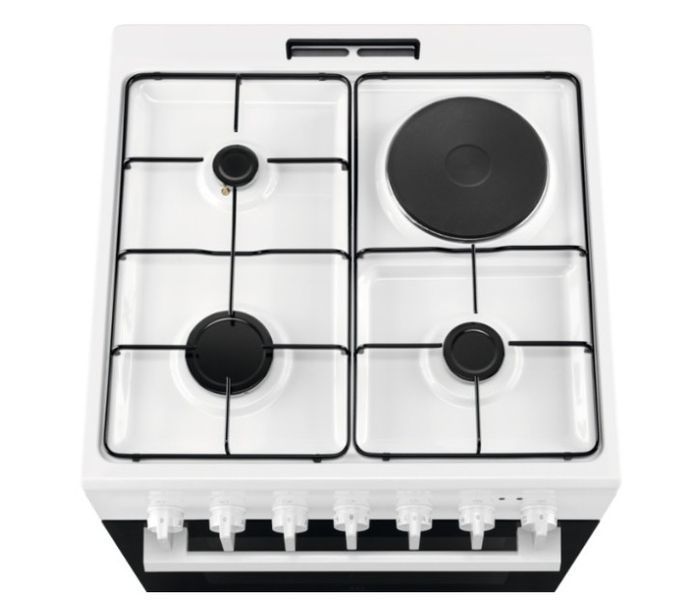 Плита комбінована Electrolux LKM624022W (60 см,3+1) LKM624022W фото