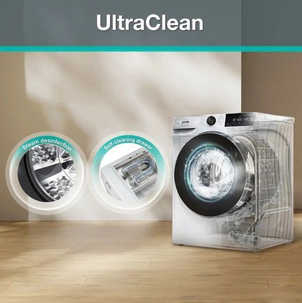 Пральна машина Gorenje WG4S84B1/UA (8 кг,інвертор) WG4S84B1/UA фото