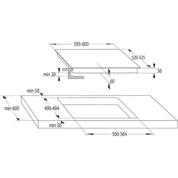 Варильна поверхня Gorenje IT64ASC (індукційна, вбудована, 4 конфорки, чорна) IT64ASC фото