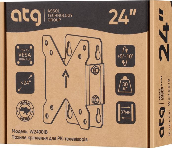 Кронштейн ATG W2400IB (24" Похилий) W2400IB фото