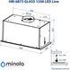 Витяжка Minola HBI 6873 WH GLASS 1200 LED Line (повновбудована, 60 см, 1200 м&sup3;/год, біла) HBI 6873 WH фото 8