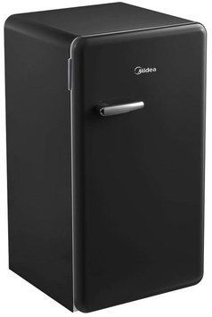 Холодильник MIDEA MDRD142SLF30 (85 см, чорний, ретро) MDRD142SLF30 фото