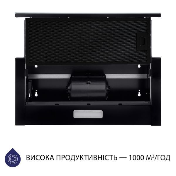 Витяжка Minola HTLS 6634 BLF 1000 LED GLASS (телескопічна) HTLS 6634 BLF 1000 LED GL фото