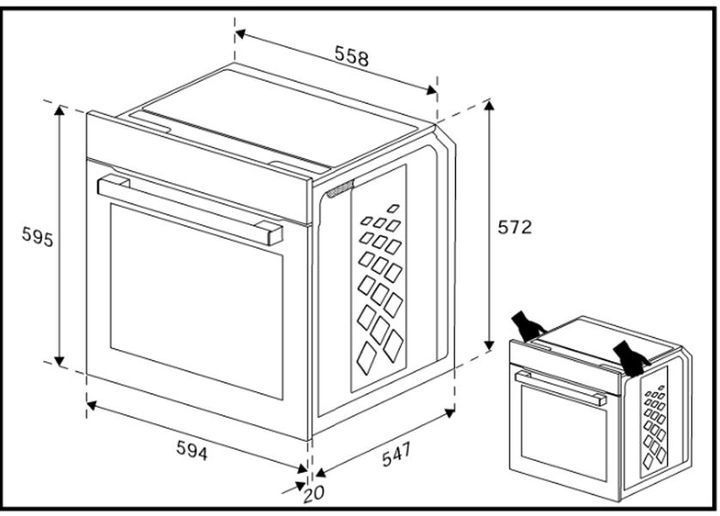 Духова шафа Beko BBIR17300BCS BBIR17300BCS фото