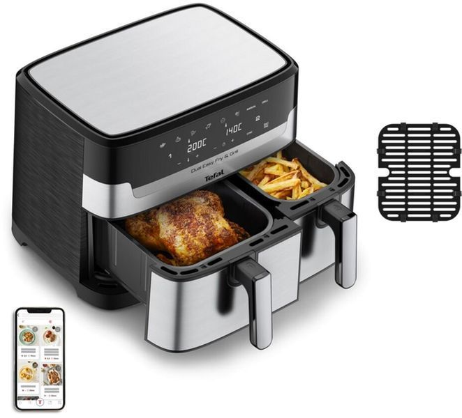 Мультипіч-фритюрниця Tefal EY905D10 Dual Easy Fry & Grill EY905D10 фото