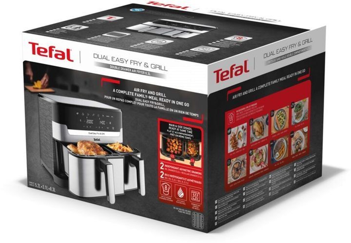 Мультипіч-фритюрниця Tefal EY905D10 Dual Easy Fry & Grill EY905D10 фото