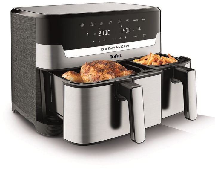 Мультипіч-фритюрниця Tefal EY905D10 Dual Easy Fry & Grill EY905D10 фото