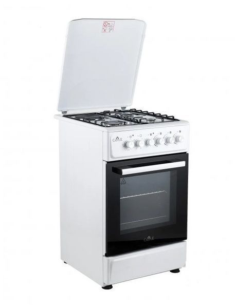 Плита комбінована CASTLE CPEG-50W (3+1) (біла) CPEG-50W фото